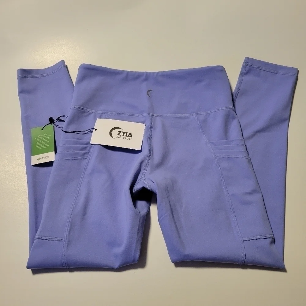 NWT ZYIA Grapemist leggings size 4.
